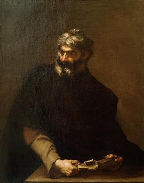 Protagoras of Abdera /Painting by Ribera