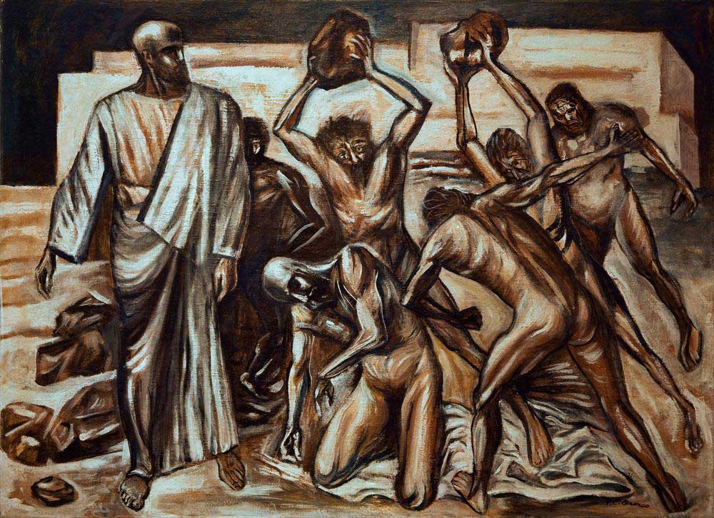 El Martirio de San Esteban à José Clemente Orozco