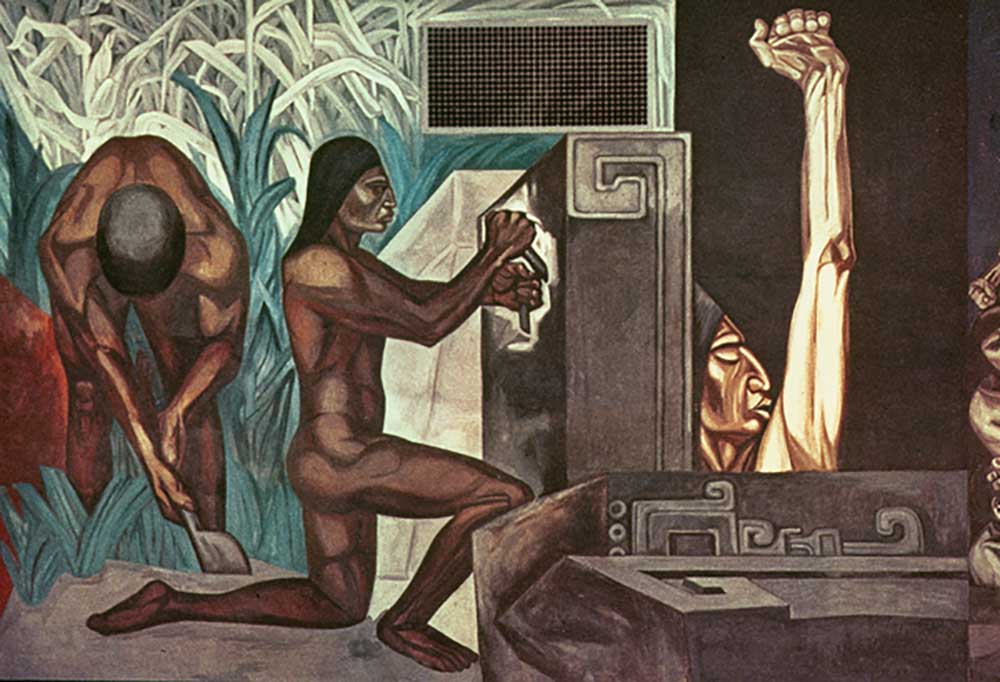 Pre-Columbian Golden Age, from The Epic of American Civilization, 1932-34 à José Clemente Orozco