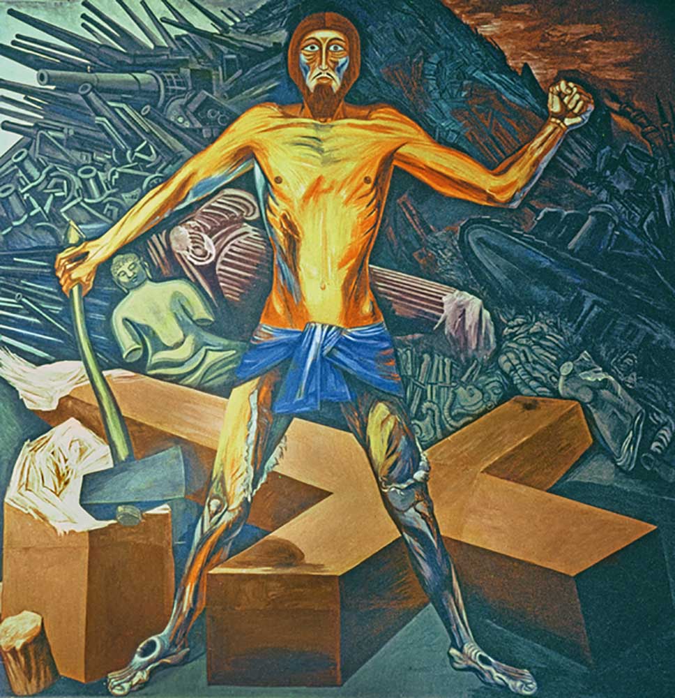 Modern Migration of the Spirit, from The Epic of American Civilization, 1932-34 à José Clemente Orozco