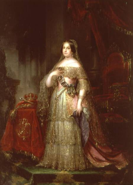 Queen Isabella II (1830-1904) of Spain à Jose Gutierrez de la Vega