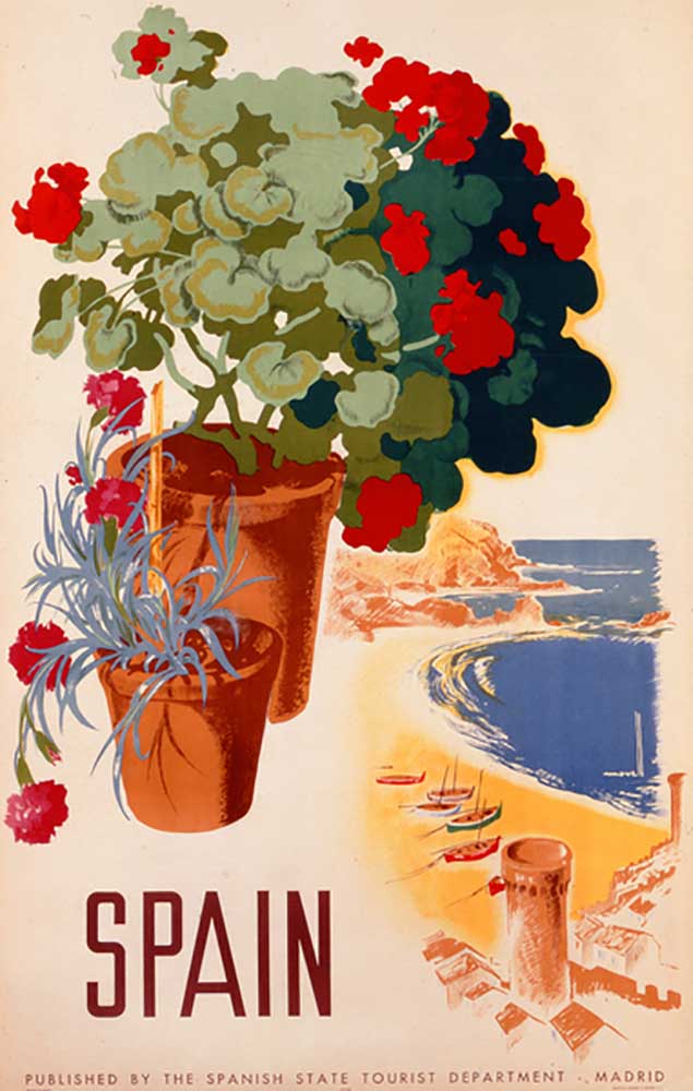 Poster advertising Spain, c.1935 à Jose Morell