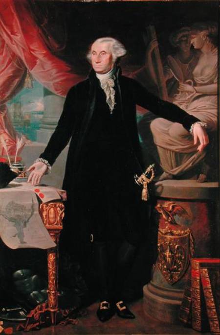 Portrait of George Washington (1732-99) à Jose Perovani