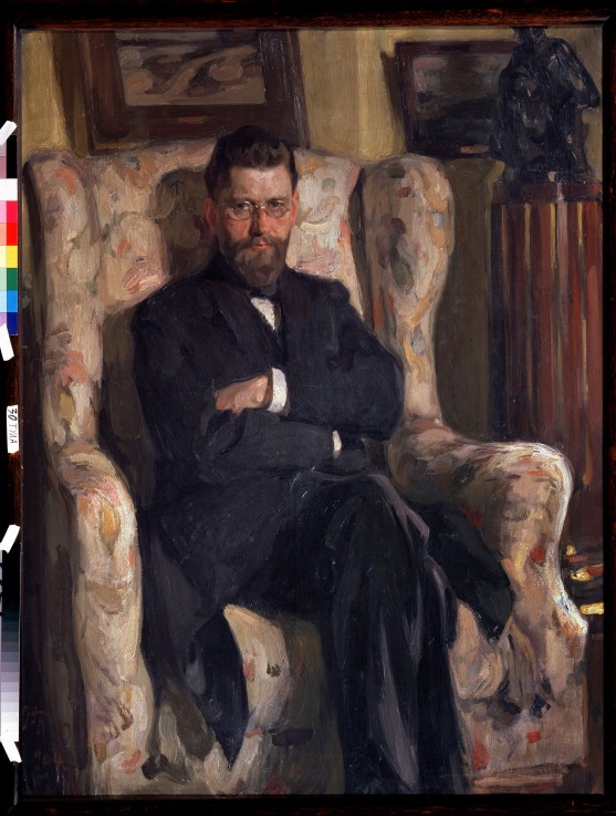 Portrait of the collector Alexey A. Bakhrushin (1865-1929) à Josef Emmanuelowitsch Bras