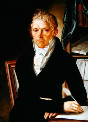 Portrait of an Artist, 1813 (oil on canvas) à Josef Korompay
