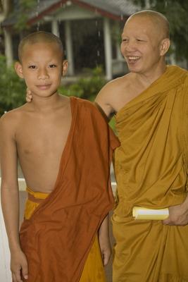Laotische Mönche à Josef Müllek