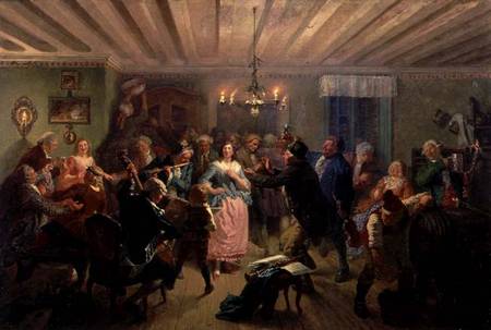 The Concert at Tre Byttor, Scene from 'Fredman's Epistle' Number 51 à Josef Wilhelm Wallander