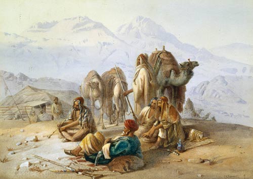 An Arab Encampment à Joseph-Austin Benwell