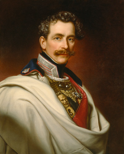 portrait du prince Charles de Bavière (1797-1875) à Joseph Bernhardt