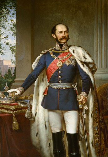 Roi Maximilien II,  Joseph de Bavière en uniforme général à Joseph Bernhardt