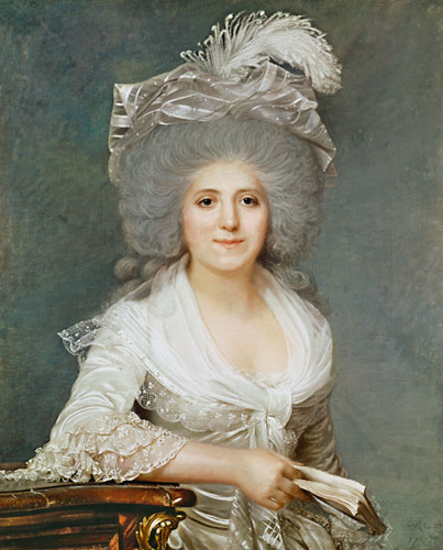 Portrait of Madame Jeanne-Louise-Henriette Campan (1752-1822) à Joseph Boze