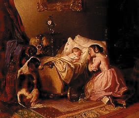 Enfants dormant à Joseph Danhauser