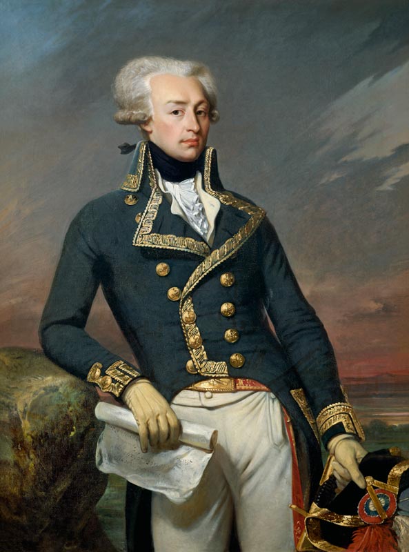 Portrait of Gilbert Motier (1757-1834) the Marquis de La Fayette as a Lieutenant General à Joseph Désiré Court