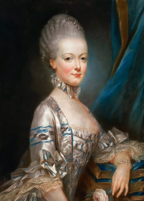 Portrait of Archduchess Maria Antonia of Austria (1755-1793), the later Queen Marie Antoinette of Fr à Joseph Ducreux