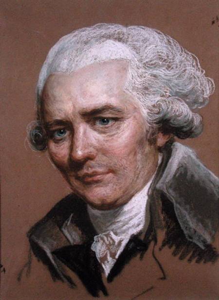 Portrait of Pierre Choderlos De Laclos (1741-1803), officer and French writer stel and w/c on à Joseph Ducreux