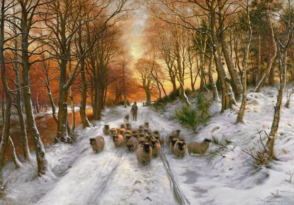 Glowed with Tints of Evening Hours à Joseph Farquharson