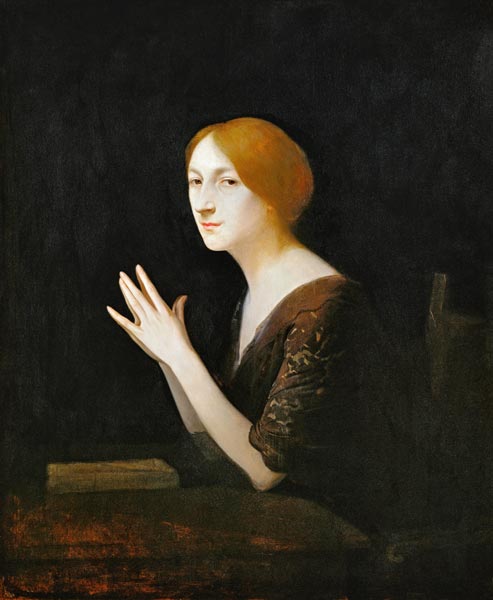 Portrait of Marguerite Moreno (1871-1948) before 1899 à Joseph Granie