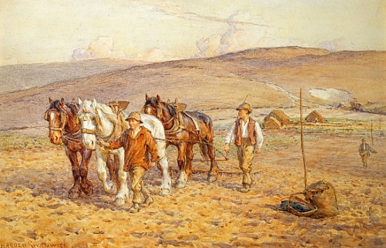 Ploughing à Joseph Harold Swanwick