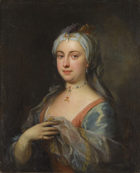 Portrait of Lady Mary Wortley Montagu (1689-1762) à Joseph Highmore