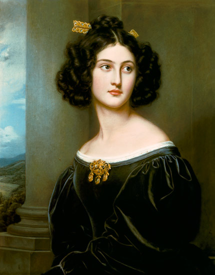 Nanette Kaula. De la galerie de beauté roi Louis I  dans le château Nymphesburg, Munich à Joseph Karl Stieler