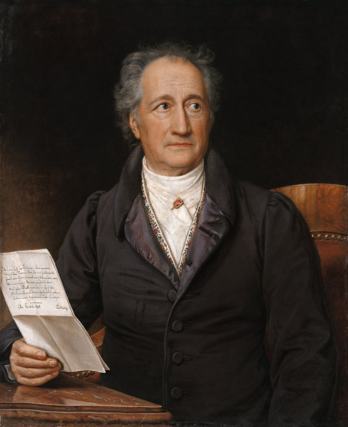 Portrait Johann Wolfgang of Goethe à Joseph Karl Stieler