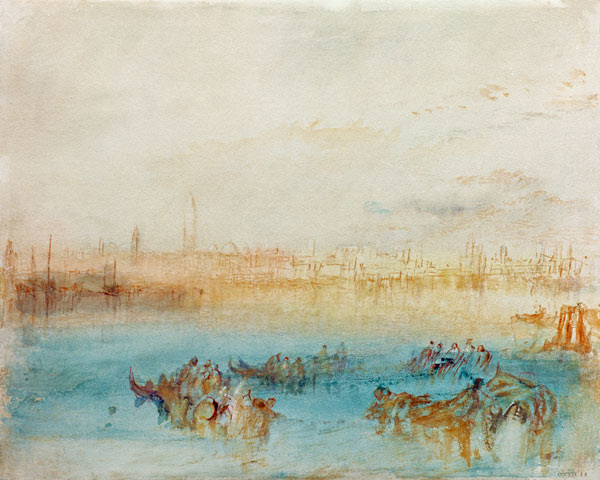  Venise, Riva degli Schiavoni à William Turner