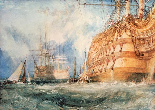 l'équipement d'un navire de guerre de première classe à William Turner