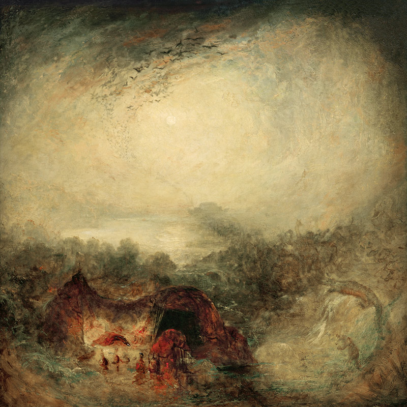 W.Turner / Evening of the Deluge / 1843 à William Turner