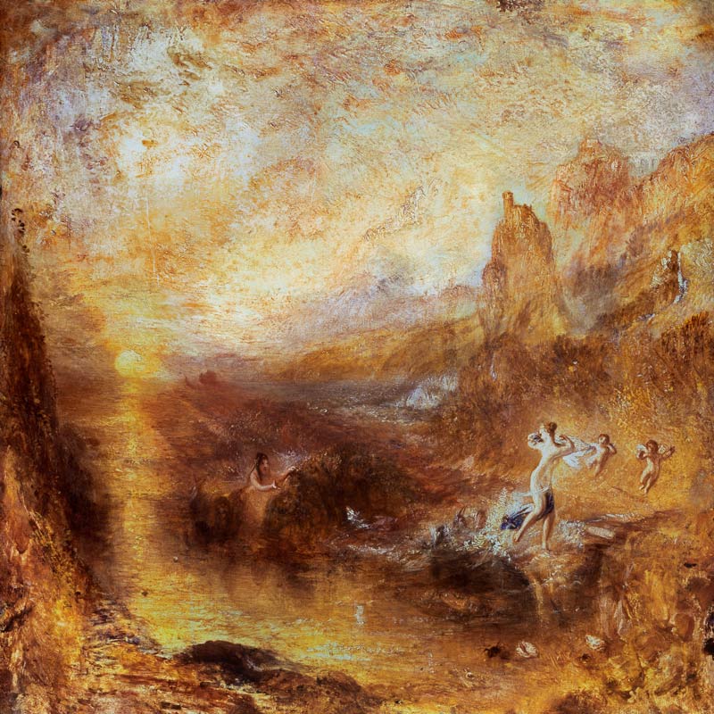 Glaucus and Scylla from Ovid's 'Metamorphoses' à William Turner