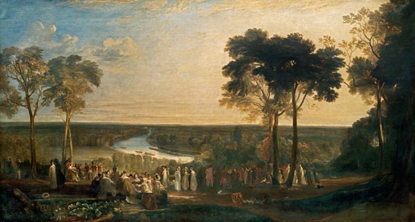 Richmond Hill,Geburtstag d.Prinzregenten à William Turner