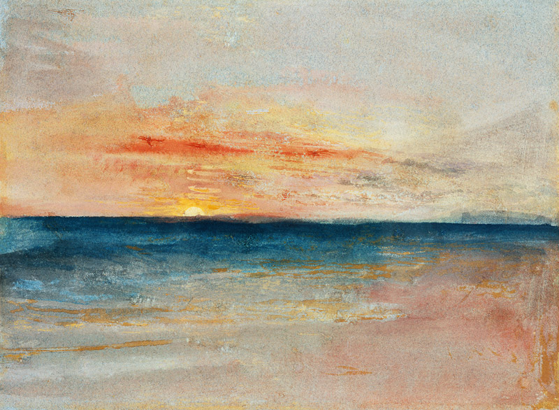 Coucher de soleil à William Turner