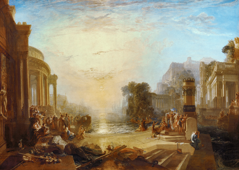 Untergang Karthagos / Gemälde v.W.Turner à William Turner