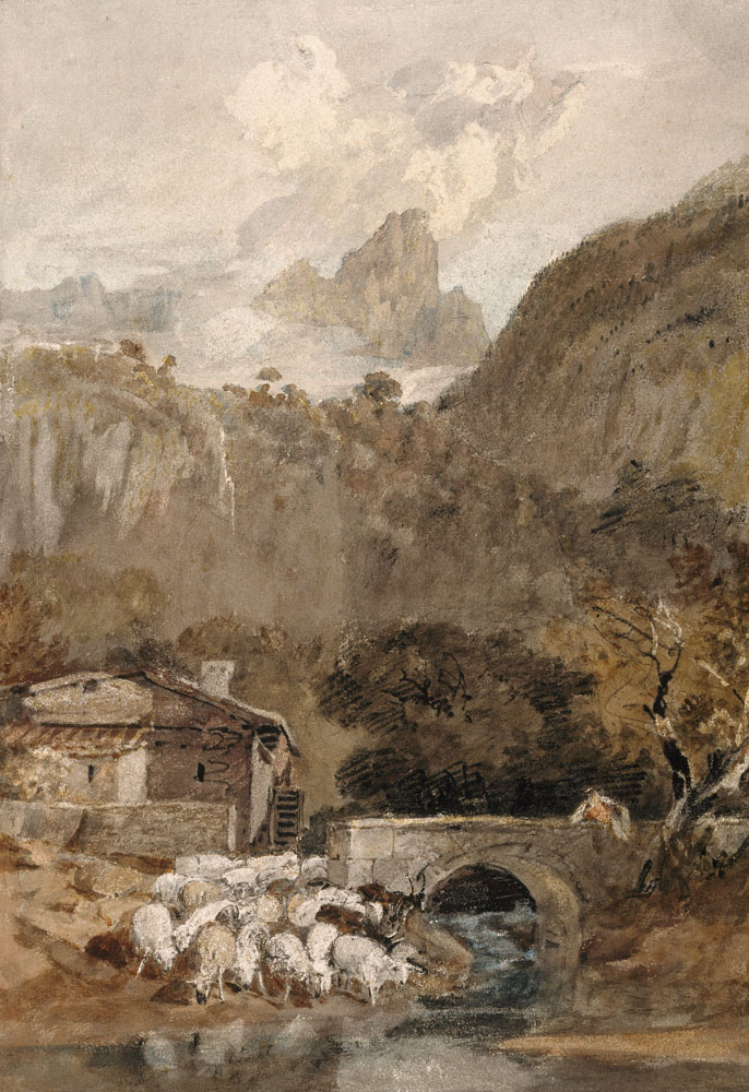 W.Turner, Aiguillette vom Tal der Cluse à William Turner