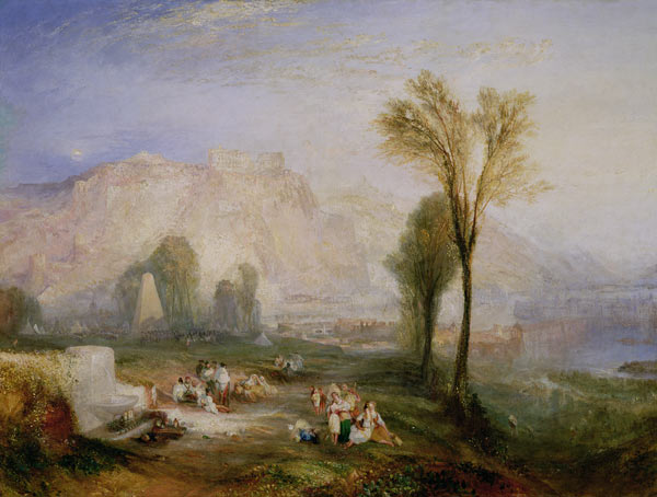 The Bright Stone of Honour (Ehrenbreitstein) and the Tomb of Marceau, from Byron's 'Childe Harold' à William Turner