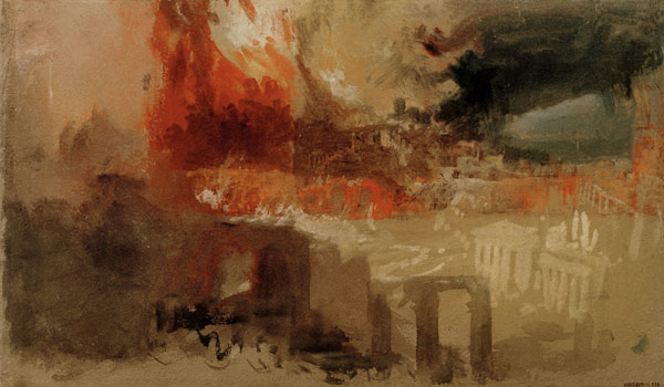 W.Turner / The Burning of Rome à William Turner