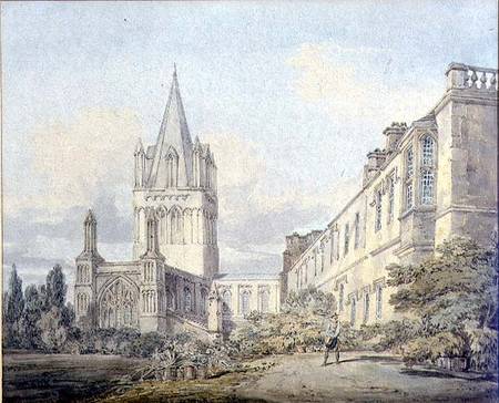 Christ Church Cathedral and Deanery, Oxford  on à William Turner