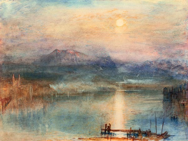 W. Turner, Lac de Lucerne / 1841/44 à William Turner