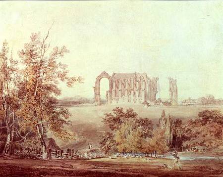 Malmesbury Abbey à William Turner