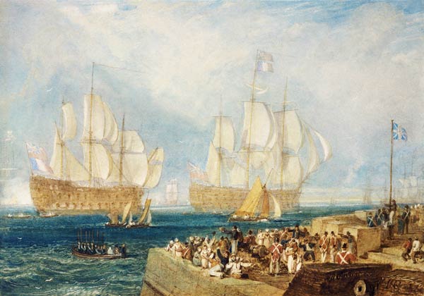 Plymouth Harbour: Towing In à William Turner