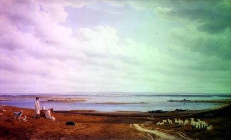 Portsmouth Harbour from Portsdown Hill à William Turner