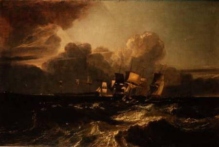 Ships Bearing up for Anchorage ('The Egremont Sea Piece') à William Turner