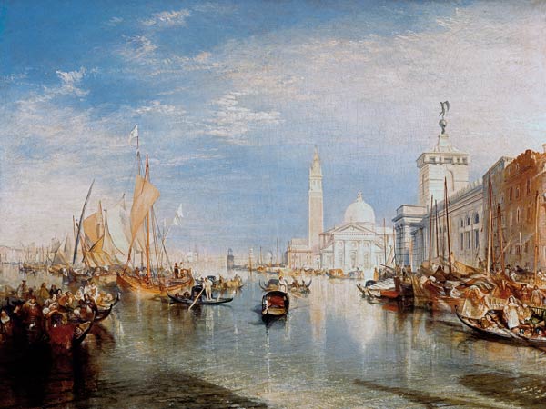 Venise, Dogana et s.Giorgio Maggiore à William Turner