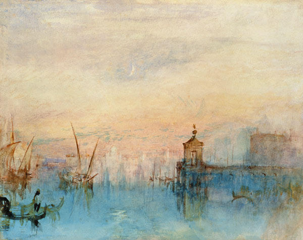 Venise avec la première croissant de lune à William Turner