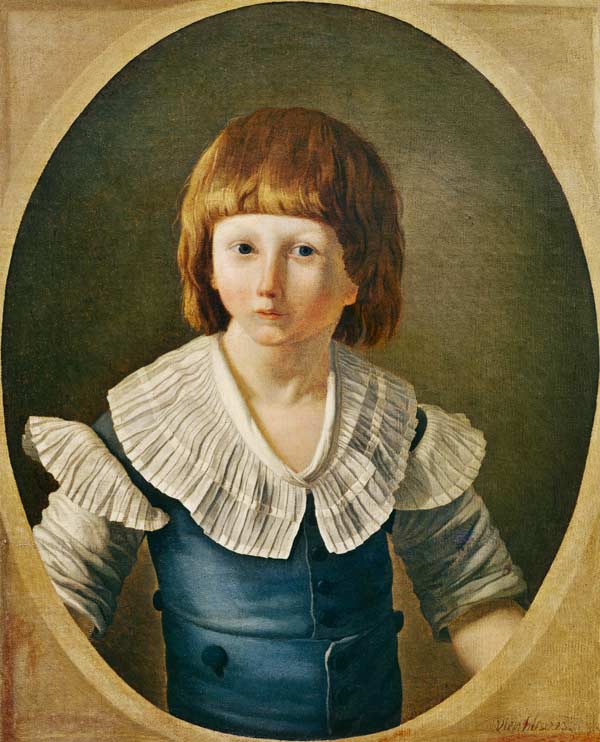 Louis XVII (1785-95) aged 8, at the Temple à Joseph-Marie le Jeune Vien