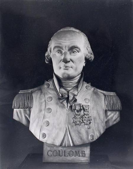 Bust of Charles de Coulomb (1736-1806) à Joseph Marius Ramus