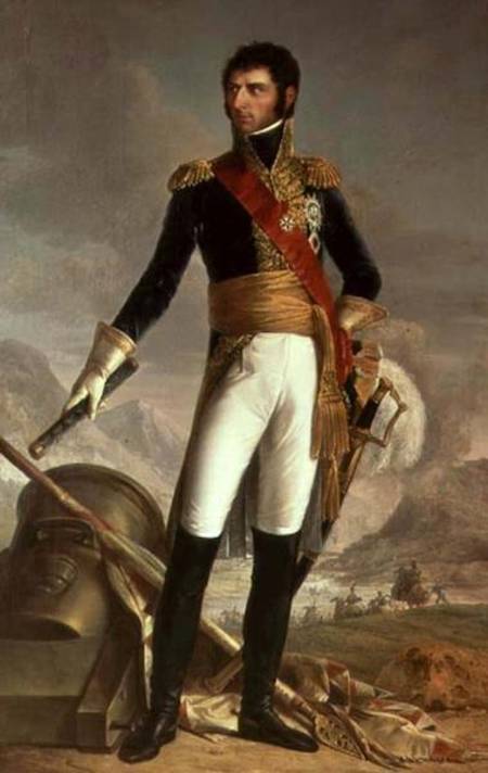 Portrait of Charles Jean Baptiste Bernadotte (1763-1844) after a painting by Francois Joseph Kinson à Joseph Nicolas Jouy