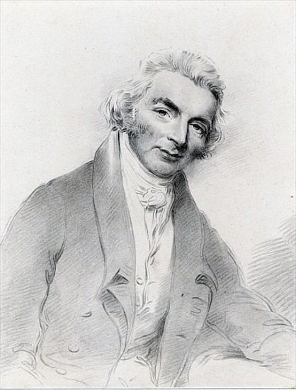William Smyth (graphite & chalk on paper) à Joseph Slater
