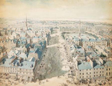 North View from Scott Monument, 2.45 pm 15 September à Joseph Woodfall Ebsworth