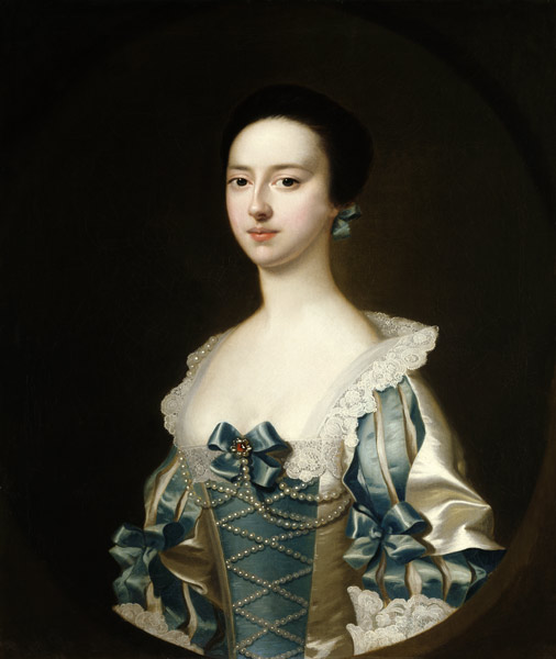 Anne Bateman, later Mrs. John Gisbourne à Joseph Wright of Derby