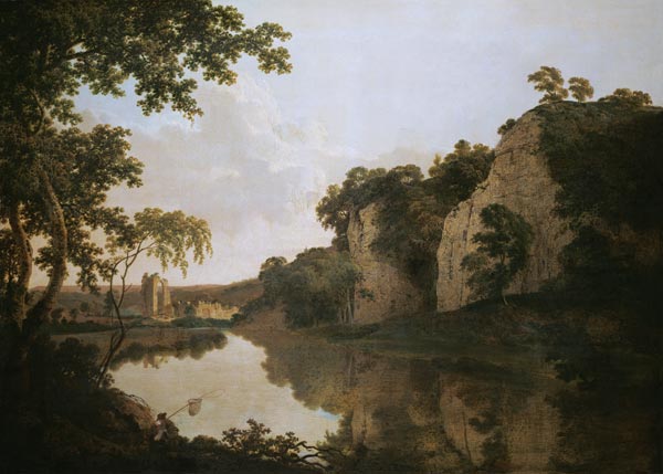 Landscape with Dale Abbey à Joseph Wright of Derby